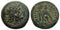 Ancient Egyptian coin of Ptolemy III Euergetes 246-222 BC minted in Tyre