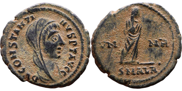 VF+ Ancient Roman coin of Constantine I struck in Alexandria, Egypt