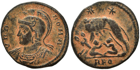 Ancient Roman coin - Commemorative Coin minted in Rome - Wolf and Twins