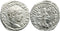 Ancient Roman silver coin of Elagabalus struck in Rome