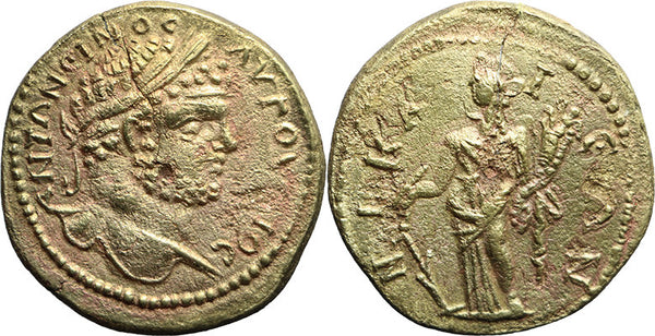 Ancient Roman Provincial Coin of Caracalla minted in Nicaea, Bithynia