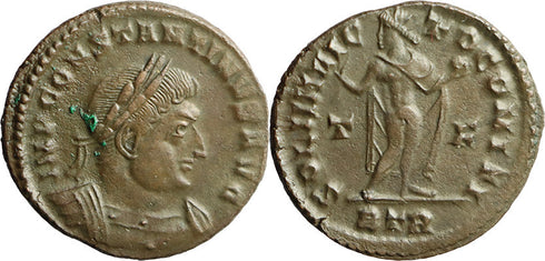 VF+++ Ancient Roman coin of Constantine I The Great minted in Treveri, Germany