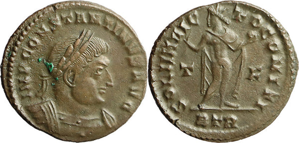 VF+++ Ancient Roman coin of Constantine I The Great minted in Treveri, Germany