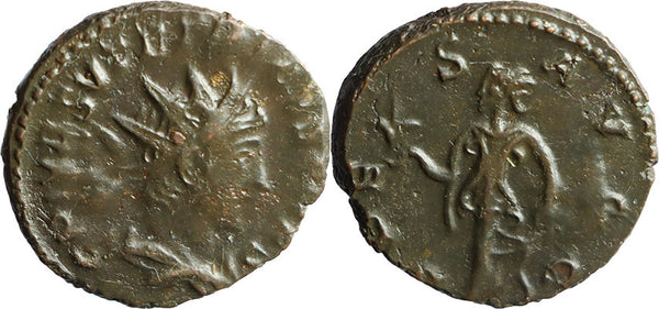 Ancient Roman coin of Tetricus II as Caesar - SPES AVGG