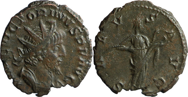 Ancient Roman coin of the Emperor Victorinus as Augustus - SALVS AVG - Gallic Usurper