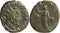 Ancient Roman coin of the Emperor Victorinus as Augustus - PAX AVG - Gallic Usurper