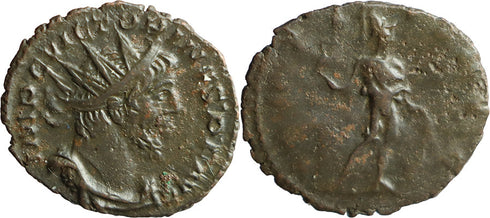Ancient Roman coin of the Emperor Victorinus as Augustus - Gallic Usurper