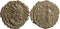 Ancient Roman coin of the Emperor Tetricus I found in England