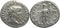 Ancient Roman silver denarius of the Emperor Septimius Severus minted in Rome
