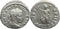 Ancient Roman silver coin of Elagabalus as Augustus minted in Rome