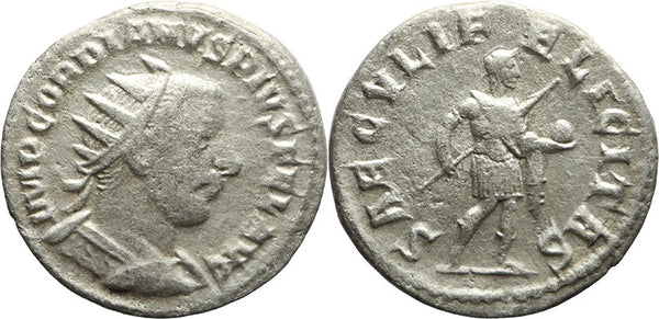 Ancient Roman silver coin of the Emperor Gordian III - SAECVLI FELICITAS