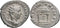 Ancient Roman silver coin of the Emperor Volusian minted in Rome