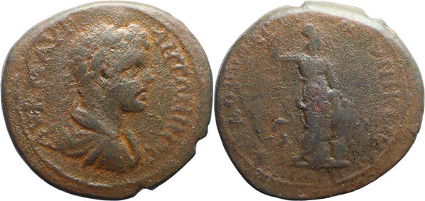 Ancient Roman Provincial Coin of Caracalla minted in Nikopolis ad Istrum