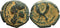 Ancient Nabatean coin of Aretas IV circa 9 BC - 40 AD