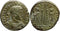 Ancient Roman coin of Constantius II as Caesar - GLORIA EXERCITVS