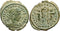 Ancient Roman coin of Constantius II as Caesar - GLORIA EXERCITVS