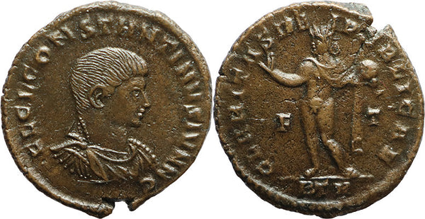 Ancient Roman coin of Constantine II minted in Trier - CLARITAS REIPVBLICAE