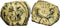 Ancient Nabatean coin of Malichus II with Shaqilat 40 - 70 AD minted in Petra