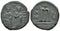 Ancient Byzantine coin of the Emperor Phocas and Leontia AE follis minted in Antioch