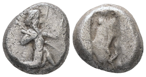 Ancient Achaemenid silver coin - Time of Darius I to Xerxes II (485-420 BC) minted in Sardes, Lydia