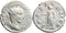 Ancient Roman silver coin of Herennius Etruscus as Caesar - SPES PVBLICA