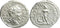 VF+++ Ancient Roman silver denarius of the Emperor Septimius Severus minted in Rome