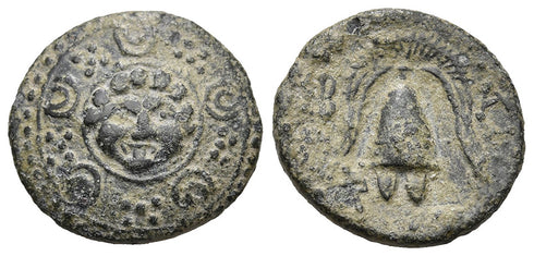Ancient Greek bronze coin of Philip III Arrhidaios son of King Philip II of Macedon 323-317 BC