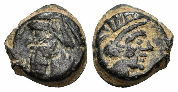 Ancient Archaemenid Kings Vologases IV circa 147–191 AD minted in Seleukeia