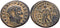 Ancient Roman coin of Constantius I 293-306 AD minted in Aquileia