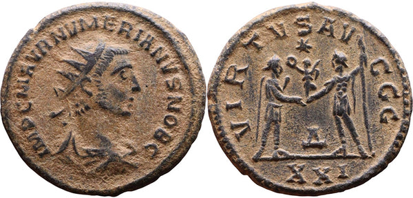 Ancient Roman coin of the Emperor Numerian as Caesar minted in Antioch
