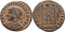 Ancient Roman coin of Constantine II minted in Antioch - Campgate with 11 levels