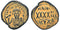 Ancient Byzantine coin of the Emperor Phocas AE follis minted in Cyzicus