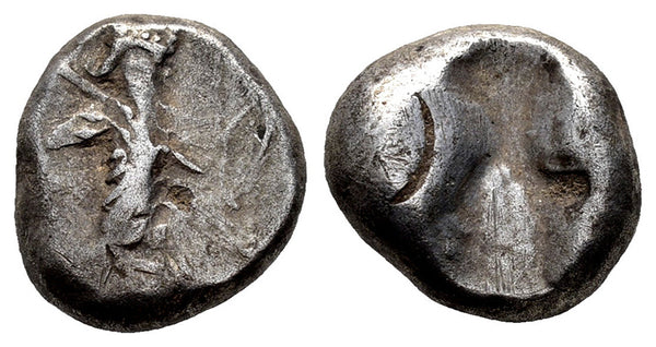 Ancient Achaemenid silver coin - Time of Darios I to Xerxes II 485-420BC minted in Sardeis