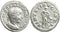 EF Ancient Roman silver coin of the Emperor Gordian III with Hercules minted in Rome
