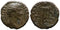 Ancient Roman coin of the Emperor Marcus Aurelius with Honos minted in Rome