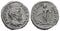 Ancient Roman silver denarius of the Emperor Septimius Severus minted in Rome