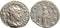 Ancient Roman silver coin of the Emperor Volusian minted in Rome