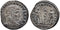 EF+ Fully silvered Ancient Roman coin of Constantius II as Caesar - GLORIA EXERCITVS
