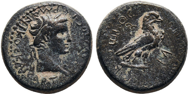 Ancient Roman Provincial coin of the Emperor Claudius I minted in Amorium, Phrygia