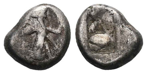 Ancient Achaemenid silver coin - Time of Darios I to Xerxes II 485-420BC