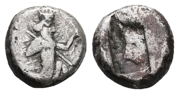 Ancient Persian silver coin - Time of Darios I to Xerxes II 485-420BC - Achaemenid Empire