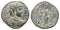 Ancient Roman coin of Caracalla minted in Antioch, Pisidia