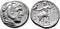 Ancient Macedonian silver tetradrachm of Alexander III The Great 336-323 BC