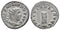 Ancient Roman silver coin of the Emperor Philip I minted in Rome - 1000th Anniversary of Rome issue