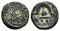 Ancient Macedonian bronze coin of Alexander III The Great 336-323 BC