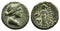 Ancient Greek coin of Aphrodite minted in Laodikeia ad Lycum, Phrygia in 200-100BC