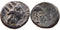 Ancient Phoenician bronze coin minted in Arados circa 2nd century BC