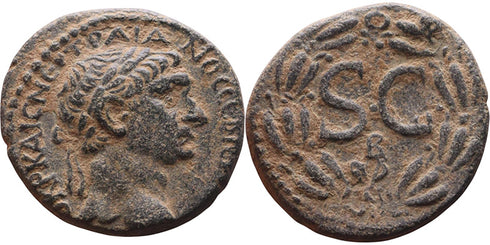 VF++ Ancient Roman Provincial Coin of the Emperor Trajan minted in Antioch