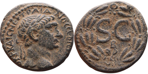 VF++ Ancient Roman Provincial Coin of the Emperor Trajan minted in Antioch
