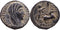 VF++ Ancient Roman coin of Constantine I the Great reaching for the Hand of God